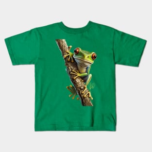 Treefrog_1 Kids T-Shirt